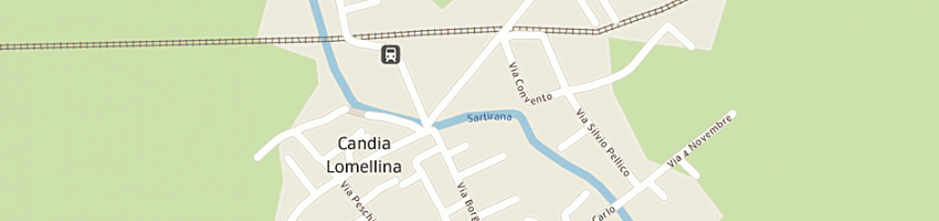 Mappa della impresa gavazza piero a CANDIA LOMELLINA