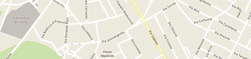 Mappa della impresa istituto statale d'arte oristano a ORISTANO