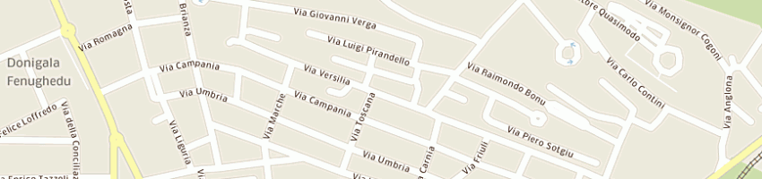 Mappa della impresa piras efisio impianti elettrici a ORISTANO