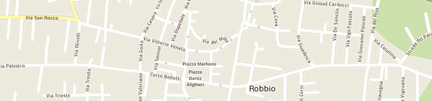 Mappa della impresa l'intimo di spina franca a ROBBIO