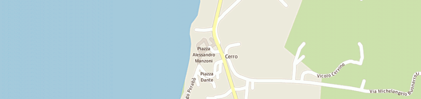 Mappa della impresa la botteguccia snc di magnani mp e effigiati c a LAVENO MOMBELLO