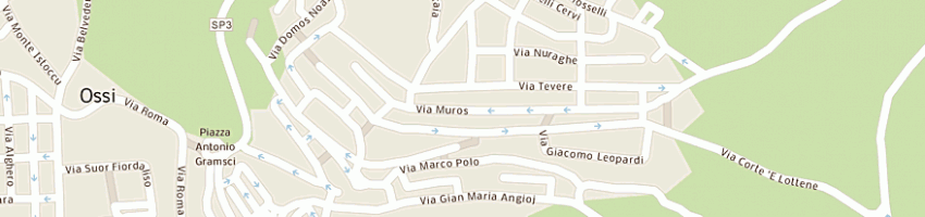 Mappa della impresa giordo pietro a OSSI