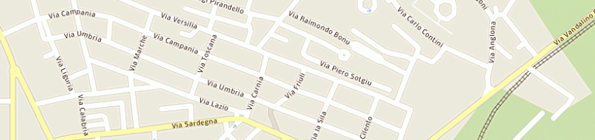 Mappa della impresa ga costruzioni di gianluca atzori a ORISTANO