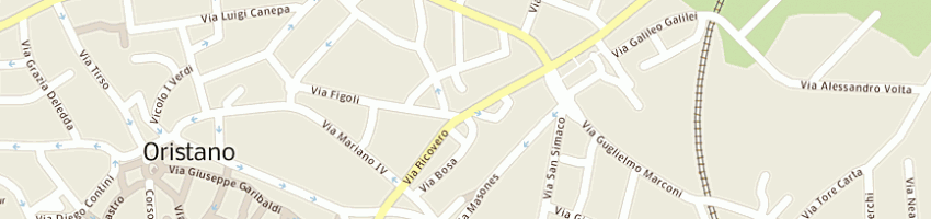Mappa della impresa carta antonio a ORISTANO
