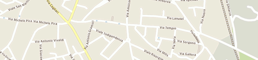 Mappa della impresa garau isoclete a ORISTANO