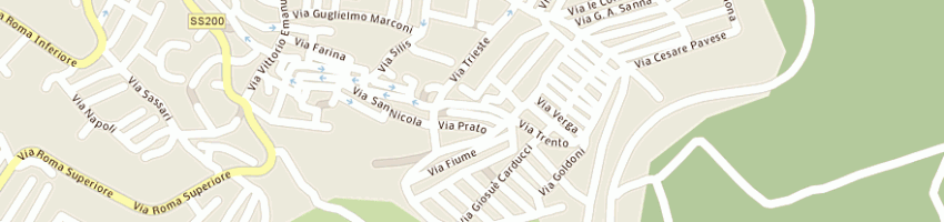 Mappa della impresa fiori angelo salvatore a SENNORI