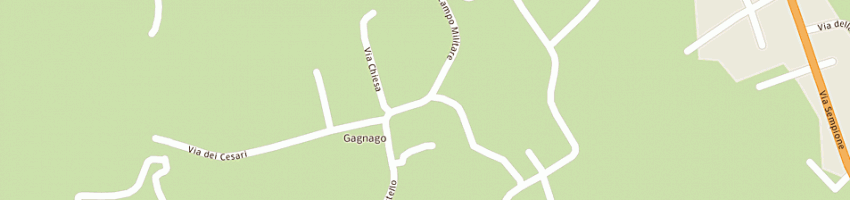 Mappa della impresa gabrini santo a BORGO TICINO