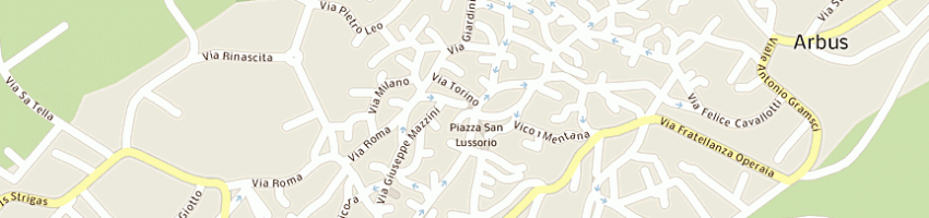 Mappa della impresa concas maria luisa a ARBUS
