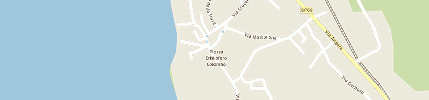 Mappa della impresa ristorante la vela a SESTO CALENDE