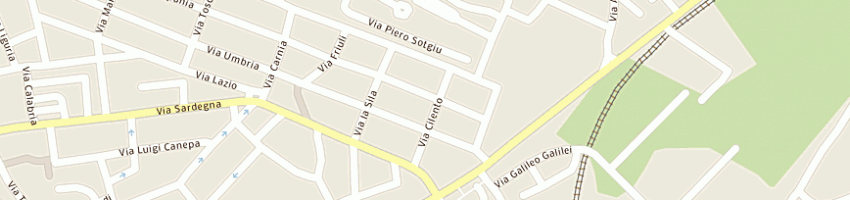 Mappa della impresa tirso 2005 srl a ORISTANO