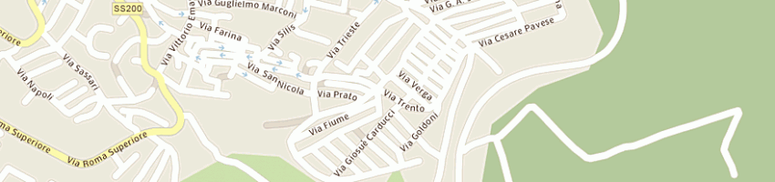 Mappa della impresa poddighe meloni pierina a SASSARI