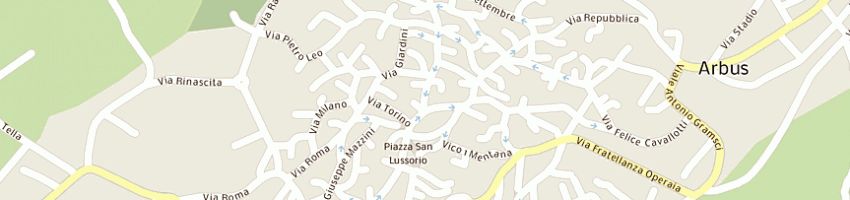 Mappa della impresa fosci giampaolo moreno a ARBUS