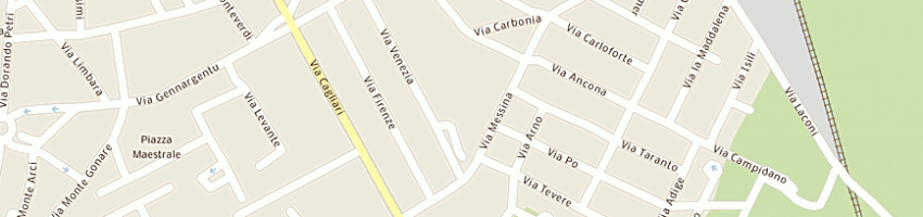 Mappa della impresa azienda usl n8 a ORISTANO
