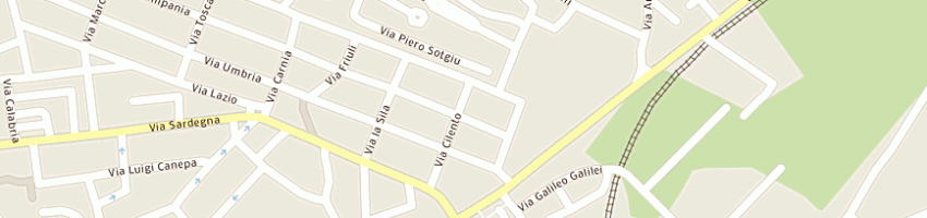 Mappa della impresa corniciart srl a ORISTANO