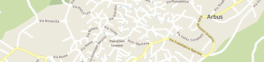 Mappa della impresa arbus vacanza snc di tomasi g e serra m a ARBUS