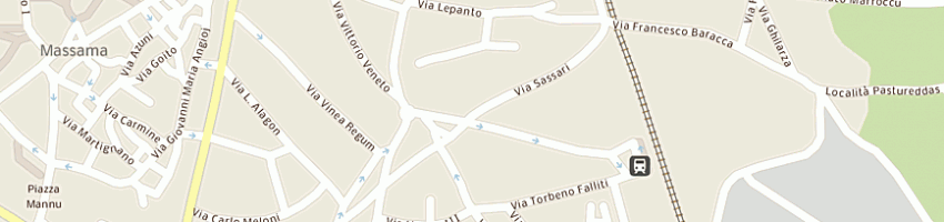 Mappa della impresa pescheria oristanese di loddo, sanna e c sdf a ORISTANO