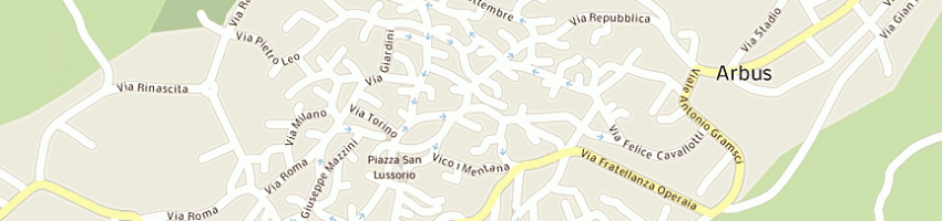 Mappa della impresa atzeni michele a ARBUS
