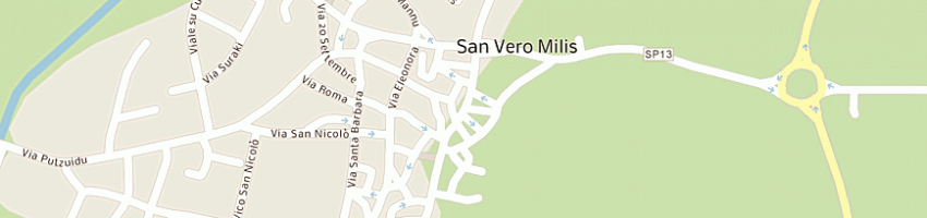 Mappa della impresa puliga giovanni a SAN VERO MILIS