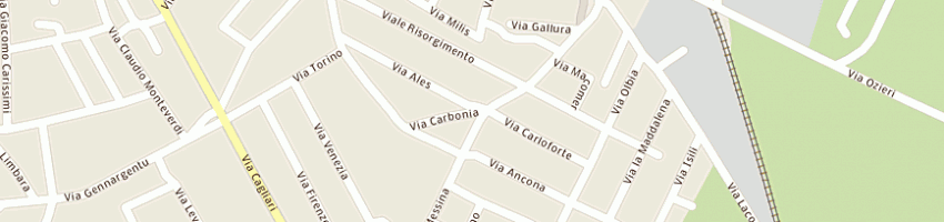 Mappa della impresa usai luigi a ORISTANO