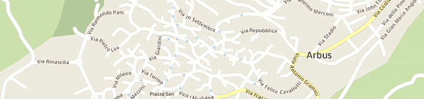 Mappa della impresa studio fotografico caddeo sara a ARBUS