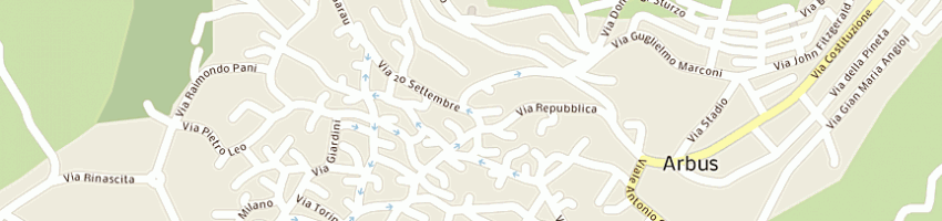 Mappa della impresa esse due di stefano steri a ARBUS