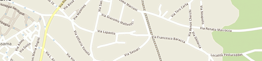 Mappa della impresa ristorante due colonne di simona scalas e c snc a ORISTANO