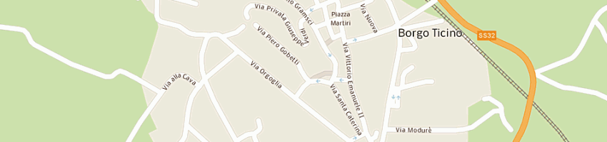 Mappa della impresa alessio luigi a BORGO TICINO