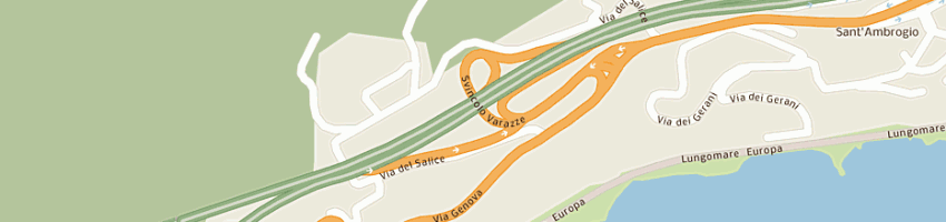 Mappa della impresa autogrill spa a VARAZZE