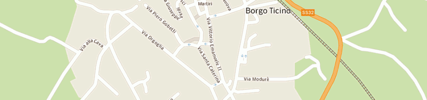 Mappa della impresa volpe giuseppe a BORGO TICINO