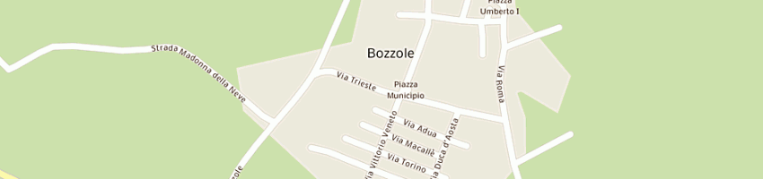 Mappa della impresa poste italiane a BOZZOLE
