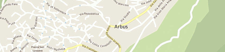 Mappa della impresa vacca vinicio a ARBUS