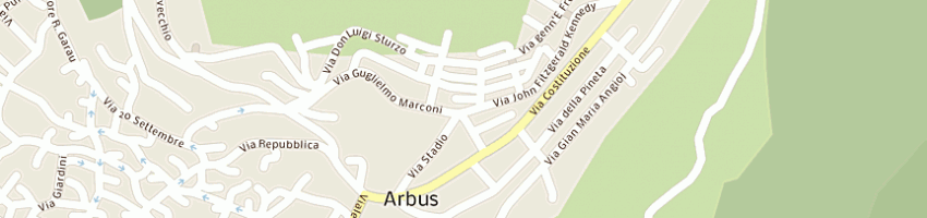 Mappa della impresa floris francesco a ARBUS
