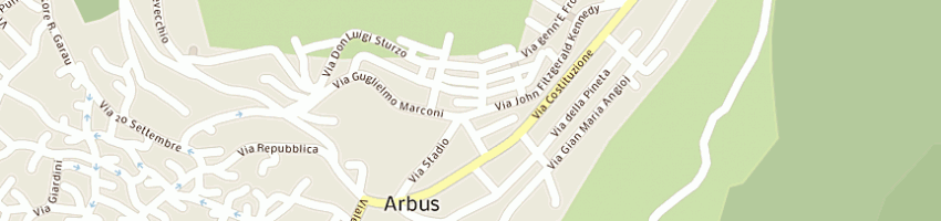 Mappa della impresa secchi marco a ARBUS