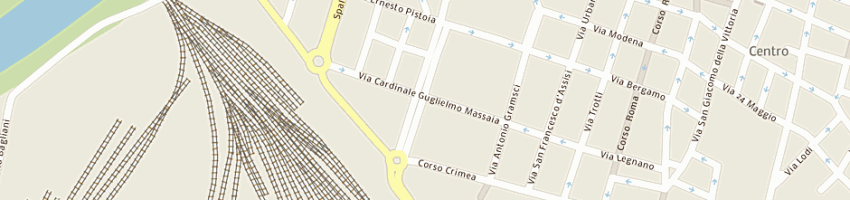Mappa della impresa fercam srl a ALESSANDRIA