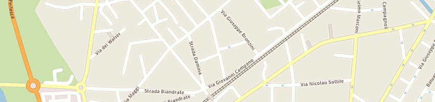 Mappa della impresa la piemontese sas a NOVARA