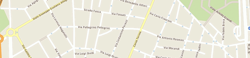 Mappa della impresa tecnotel sas di alberto lonetti e c a NOVARA