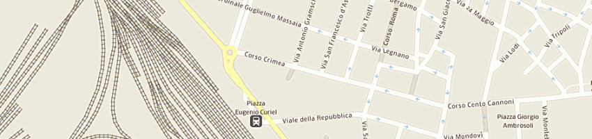 Mappa della impresa bar picchio sas di picchio claudio e c a ALESSANDRIA