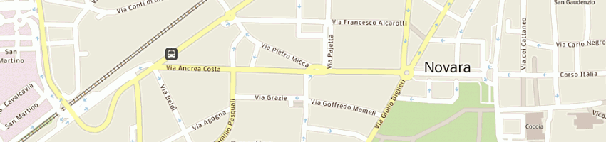 Mappa della impresa giocabimbi snc di minigozzi sara, binotti patrizia e vetri sara a NOVARA