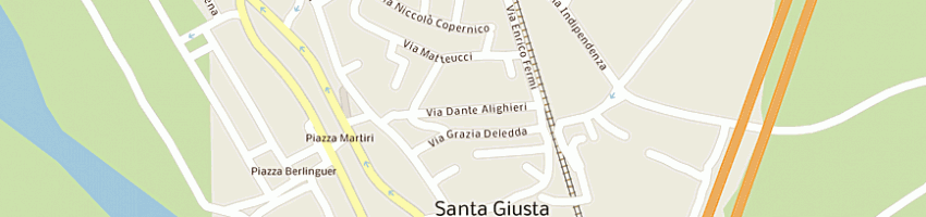 Mappa della impresa scuola elementare a SANTA GIUSTA