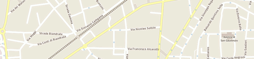 Mappa della impresa cornalba carlo amos a NOVARA