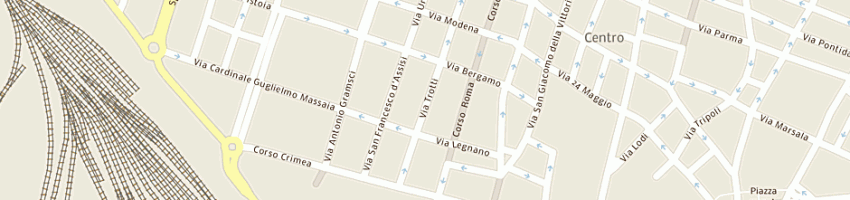 Mappa della impresa pasticceria pasquali di prigione andrea a ALESSANDRIA