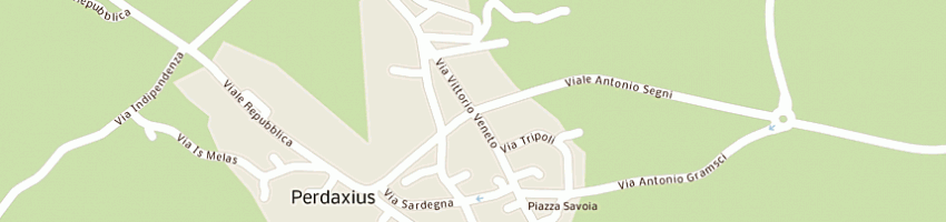Mappa della impresa trattoria s'acqua salida a PERDAXIUS