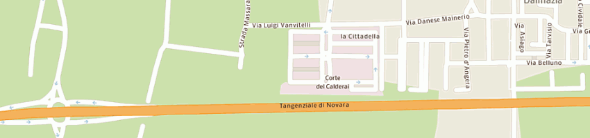 Mappa della impresa cuda servizi tecnici impianti srl a NOVARA