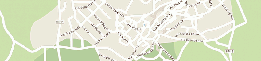 Mappa della impresa gal montiferru - barigadu - sinis societa' cons a SENEGHE