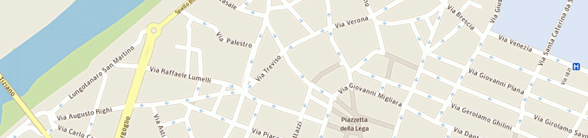 Mappa della impresa studio filatelico galati di piacentino franca a ALESSANDRIA