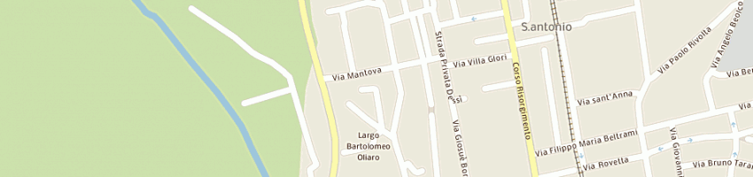 Mappa della impresa porazzi mario a NOVARA