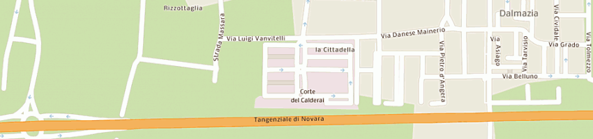 Mappa della impresa codini fabrizio a NOVARA