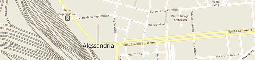 Mappa della impresa greyhound language school di robert hunter a ALESSANDRIA