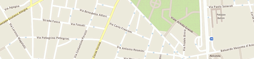 Mappa della impresa carnevale pellino gustavo a NOVARA