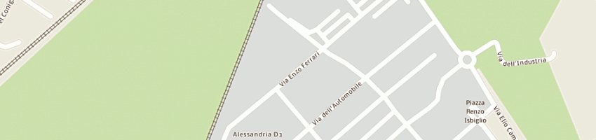 Mappa della impresa audi zentrum alessandria spa a ALESSANDRIA